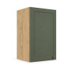 Módulo Armário Aéreo 40x68x34cm 1 Porta 100% MDF Cozinha Provence Robel Hanover/Salvia Matte