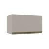 Módulo Armário Aéreo 60cm Porta Basculante 100% MDF Cozinha Modulada Gold Robel Fendi/Fendi