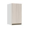 Módulo Armário Aéreo 68x35x34 1 Porta 100% MDF Cozinha Modulada Gold J Robel Branco/Aspen