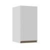Módulo Armário Aéreo 68x35x34 1 Porta 100% MDF Cozinha Modulada Gold J Robel Branco/Branco Matte