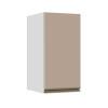 Módulo Armário Aéreo 68x35x34 1 Porta 100% MDF Cozinha Modulada Gold J Robel Branco/Fendi Matte