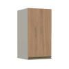 Módulo Armário Aéreo 68x35 1 Porta 100% MDF Cozinha Modulada Gold Robel Fendi/Hanover