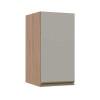 Módulo Armário Aéreo 68x35 1 Porta 100% MDF Cozinha Modulada Gold Robel Hanover/Fendi