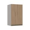 Módulo Armário Aéreo 68x40 1 Porta 100% MDF Cozinha Modulada Gold Robel Fendi/Hanover
