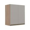Módulo Armário Aéreo 68x60 2 Portas 100% MDF Cozinha Modulada Gold Robel Hanover/Fendi