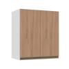 Módulo Armário Aéreo 68x60x34cm 2 Portas 100% MDF Cozinha Modulada Gold J Robel Branco/Hanover