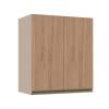 Módulo Armário Aéreo 68x60x34cm 2 Portas 100% MDF Cozinha Modulada Gold J Robel Fendi/Hanover