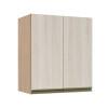 Módulo Armário Aéreo 68x60x34cm 2 Portas 100% MDF Cozinha Modulada Gold J Robel Hanover/Aspen