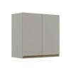 Módulo Armário Aéreo 68x70 2 Portas 100% MDF  Cozinha Modulada Gold Robel Fendi/Fendi