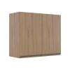 Módulo Armário Aéreo 68x80 2 Portas 100% MDF Cozinha Modulada Gold Robel Hanover/Hanover