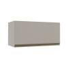 Módulo Armário Aéreo 70cm Porta Basculante 100% MDF Cozinha Modulada Gold Robel Fendi/Fendi