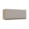 Módulo Armário Aéreo 80cm Porta Basculante 100% MDF Cozinha Modulada Gold Robel Hanover/Fendi