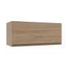 Módulo Armário Aéreo 80cm Porta Basculante 100% MDF Cozinha Modulada Gold Robel Hanover/Hanover