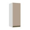 Módulo Armário Aéreo 88x30x34cm 1 Porta 100% MDF Cozinha Modulada Gold J Robel Branco/Fendi Matte