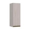 Módulo Armário Aéreo 88x30 1 Porta 100% MDF Cozinha Modulada Gold Robel Fendi/Aspen