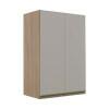 Módulo Armário Aéreo 88x60 2 Portas 100% MDF Cozinha Modulada Gold Robel Hanover/Fendi