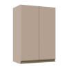 Módulo Armário Aéreo 88x60x34cm 2 Portas 100% MDF Cozinha Modulada Gold J Robel Fendi/Fendi Matte