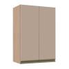 Módulo Armário Aéreo 88x60x34cm 2 Portas 100% MDF Cozinha Modulada Gold J Robel Hanover/Fendi Matte