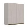 Módulo Armário Aéreo 88x80 2 Portas 100% MDF Cozinha Modulada Gold Robel Fendi/Aspen