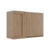 Módulo Armário Aéreo 68x100 Canto Reto Direito 100% MDF Cozinha Modulada Gold Robel Hanover/Hanover