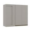 Módulo Armário Aéreo 88x100 Canto Reto Direito 100% MDF Cozinha Modulada Gold Robel Fendi/Fendi