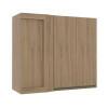 Módulo Armário Aéreo 88x100 Canto Reto Direito 100% MDF Cozinha Modulada Gold Robel Hanover/Hanover