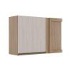 Módulo Armário Aéreo 68x100 Canto Reto Esquerdo 100% MDF Cozinha Modulada Gold Robel Hanover/Aspen