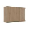 Módulo Armário Aéreo 68x100 Canto Reto Esquerdo 100% MDF Cozinha Modulada Gold Robel Hanover/Hanover