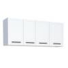 Armário Aéreo de Cozinha Aço 4 Portas Juno/Apolo 140 Cozimax Branco