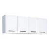 Armário Aéreo de Cozinha Aço 4 Portas Juno/Apolo 160 Cozimax Branco