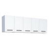 Armário Aéreo de Cozinha Aço 5 Portas Juno/Apolo 180 Cozimax Branco