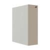 Módulo Balcão 20cm 1 Porta 100% MDF Cozinha Modulada Provence Robel Branco/Fendi Matte