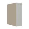 Módulo Balcão 20cm 1 Porta 100% MDF Cozinha Modulada Provence Robel Fendi/Branco Matte