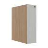 Módulo Balcão 20cm 1 Porta 100% MDF Cozinha Modulada Provence Robel Hanover/Branco Matte