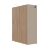 Módulo Balcão 20cm 1 Porta 100% MDF Cozinha Modulada Provence Robel Hanover/Fendi Matte
