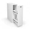 Módulo Balcão 20x68x56cm Com Porta Tempero 100% MDF Cozinha Provence Robel Branco/Branco Matte