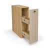 Módulo Balcão 20x68x56cm Com Porta Tempero 100% MDF Cozinha Provence Robel Hanover/Fendi Matte