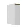 Módulo Balcão 20cm 1 Porta 100% MDF Cozinha Modulada Gold J Robel Branco/Branco Matte