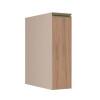 Módulo Balcão 20cm 1 Porta 100% MDF Cozinha Modulada Gold J Robel Fendi/Hanover