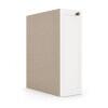 Módulo Balcão 20x68x56cm 1 Porta 100% MDF Cozinha Provence Robel Fendi/Branco Matte