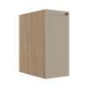 Módulo Balcao 30cm 1 Porta 100% MDF Cozinha Modulada Provence Robel Hanover/Fendi Matte