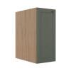 Módulo Balcao 30cm 1 Porta 100% MDF Cozinha Modulada Provence Robel Hanover/Salvia Matte