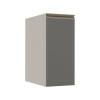 Módulo Balcão 30cm 1 Porta 100% MDF Cozinha Modulada Gold Robel Fendi/Cinza