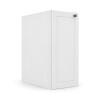 Módulo Balcão Editável Largura 21cm a 39cm x 68x56cm 1 Porta Provence Robel Branco/Branco Matte