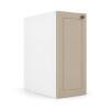 Módulo Balcão Editável Largura 21cm a 39cm x 68x56cm 1 Porta Provence Robel Branco/Fendi Matte