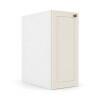 Módulo Balcão 30x68x56cm 1 Porta 100% MDF Cozinha Provence Robel Branco/Off White Matte