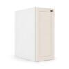 Módulo Balcão Editável Largura 21cm a 39cm x 68x56cm 1 Porta Provence Robel Branco/Off White Matte