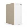 Módulo Balcão Editável Largura 21cm a 39cm x 68x56cm 1 Porta Provence Robel Fendi/Branco Matte