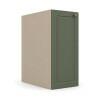 Módulo Balcão Editável Largura 21cm a 39cm x 68x56cm 1 Porta Provence Robel Fendi/Sálvia Matte
