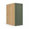 Módulo Balcão Editável Largura 21cm a 39cm x 68x56cm 1 Porta Provence Robel Hanover/Sálvia Matte